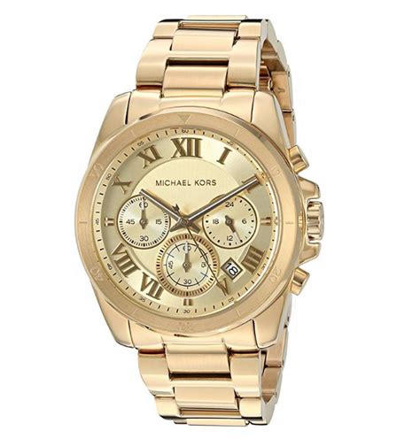 Michael Kors MC6366 Brecken Large Gold Dial Womans Watch .